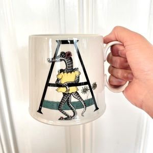 Florence Balducci for Anthropologie “A” monogram mug